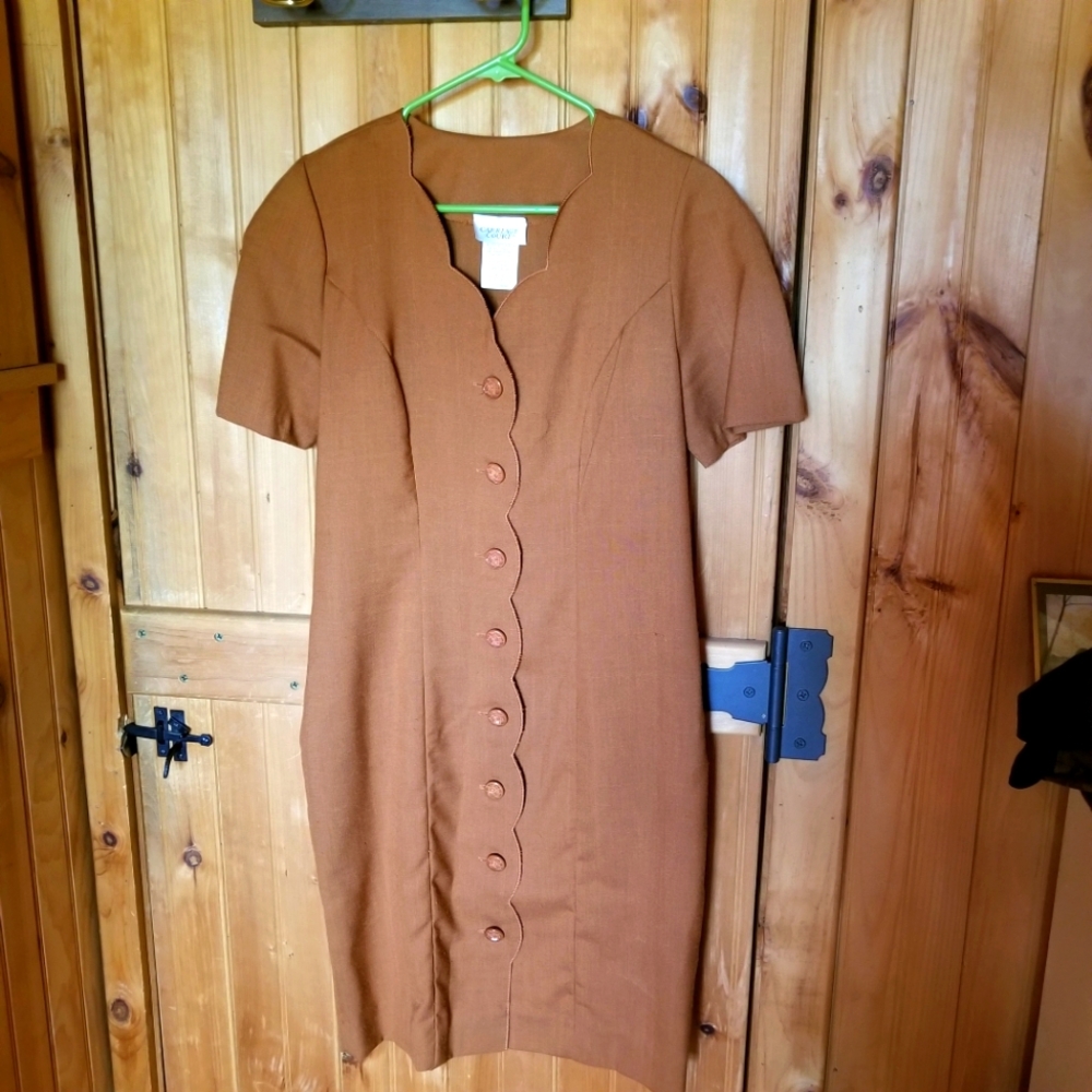 Vintage Autumn Spice Dress